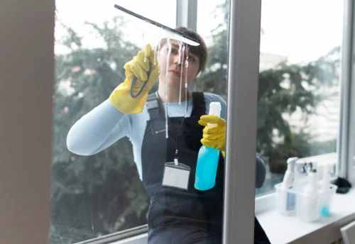 Nettoyage de vitres intérieures et extérieures à la Fresnais